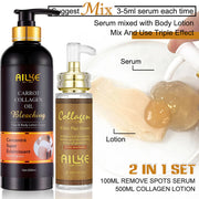 Ailke Whitening And Moisturizing Body Lotion For Dark And Black Skin With Collagen Huge Pump Bottle - My Variety Superstore 25