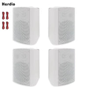 Herdio 5.25 Inch 600 Watts Passive Speakers Full Range Stereo Wired Waterproof Wall Mount Speakers for Patio - My Variety Superstore 25