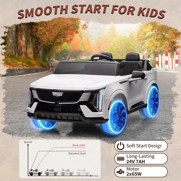 Thrilling 24V Ride On Car With Remote Control 2 Seater Fun