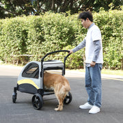 Ultimate Portable Dog Stroller with Breathable Design for Stress-Free Travel