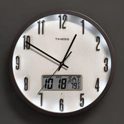 Radiant Voice Activated Wall Clock For Easy Night Visibility