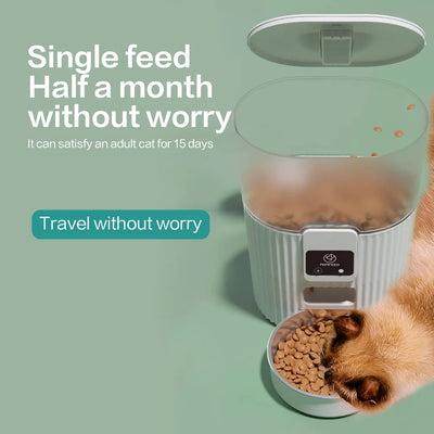PAPIFEED cat automatic feeder dog fixed feeding machine cat food dog food wifi remote smart cat pet food dispenser - My Variety Superstore 25