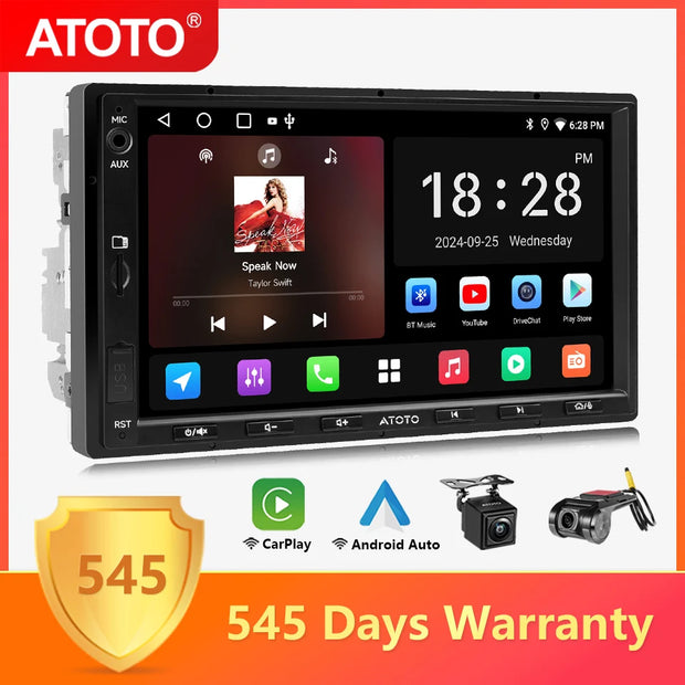 Atoto A5L Android Double 2 Din Car Stereo 7 Inch Multimedia Player Radio Android Auto Carplay Navigation - My Variety Superstore 25
