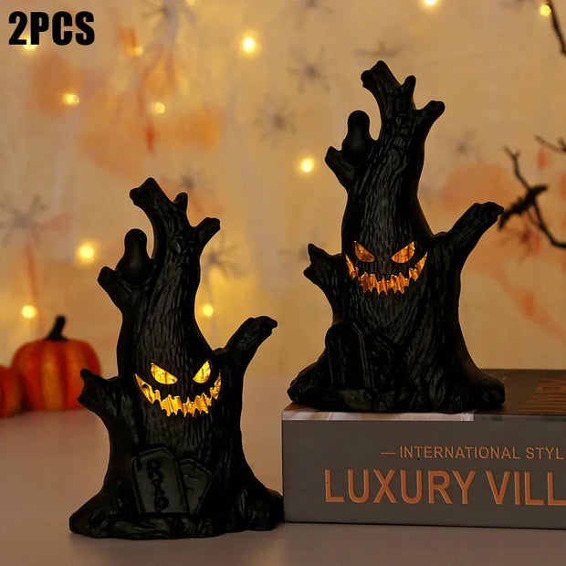 Terrifying Ghost Tree Lantern LED Halloween Atmosphere