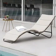Outdoor Chaise Lounge Set – 2 Mesh Sling Chairs, Woodgrain Texture, Wheels & 4 Recline Levels