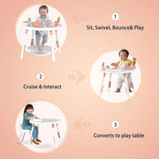Baby activity center, 3-in-1 with detachable toys and 360 degree rotating seat, ideal for toddler development and entertainment - My Variety Superstore 25
