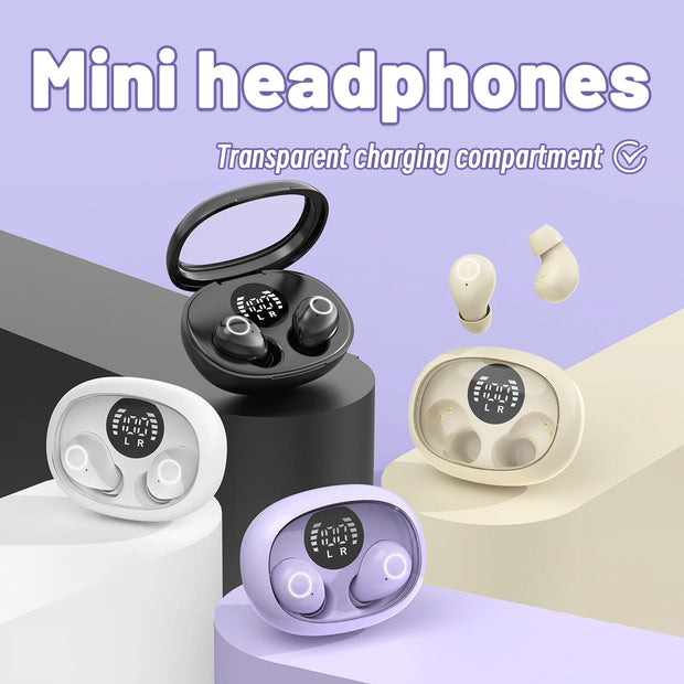 Invisible Sleep Wireless Bluetooth Earphone Headset with Mic Smallest Tiny Earbuds for Small Ears - My Variety Superstore 25