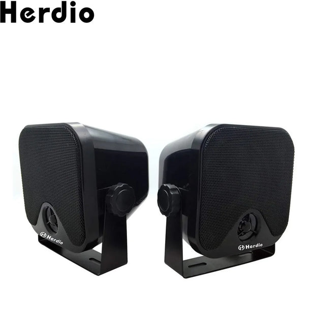 Herdio Waterproof Marine Speakers 100W 4 Inch Motorcycle Audio Speaker Heavy Duty Sound System for Outdoor ATV UTV - My Variety Superstore 25
