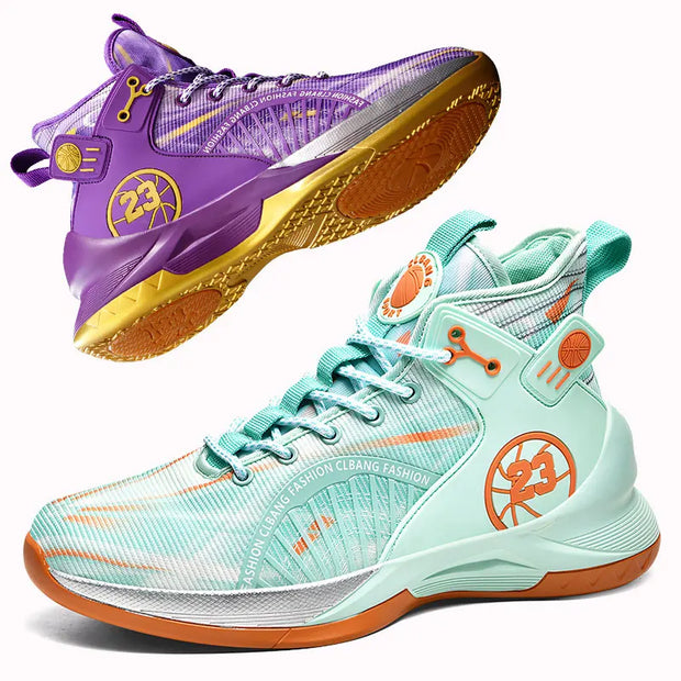 Elite Mens Basketball Shoes Breathable Non Slip Secure Grip