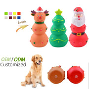 Joyful Squeaky Pet Chew Toy Durable Latex Teething Boost
