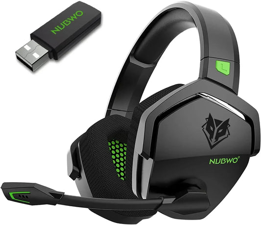 Powerful Wireless Gaming Headset with Low Latency for Immersive Play