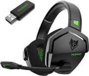 Powerful Wireless Gaming Headset with Low Latency for Immersive Play