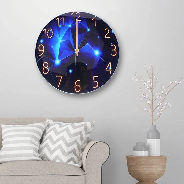 Elegant 30cm Wall Clock Ideal Living Room Decor Adds Style