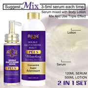 AILKE Double Glutathione Serum and Body Lotion, Brighten, Whitening, Dark Spot Remover, Even Skin Tone, Moisturize Smooth Skin - My Variety Superstore 25