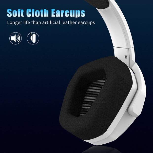 Powerful Wireless Gaming Headset with Low Latency for Immersive Play