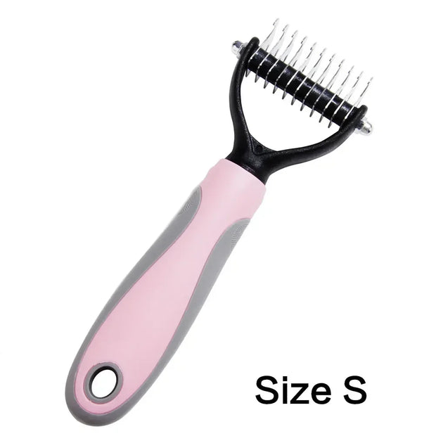 JJYYDog Hair Remover Brush Cat Dog Hair Grooming and Care Comb for Long Hair Dog Pet Removes Hairs Cleaning Bath Brush - My Variety Superstore 25