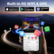 AZDOME 4 Channel Dash Cam 360 Degree View Car DVR 5G WiFi Dash Camera 2K Plus 3 1080P Built in 128GB eMMC 24 Hour Parking - My Variety Superstore 25