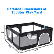 Amazing Indoor Baby Playpen With Safety Barriers Safe Play