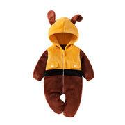 Adorable Infant Toddler Puppy Costume with Soft Fleece for Cozy Fun