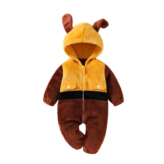 Adorable Infant Toddler Puppy Costume with Soft Fleece for Cozy Fun