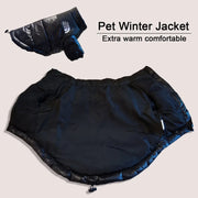 Cozy Windproof Dog Winter Coat With Reflective Safety