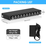 Nobsound HiFi EQ9 9-Band Stereo Equalizer Preamp Analog Audio Processor for Home and Car - My Variety Superstore 25