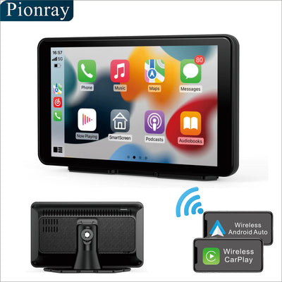 7 Inch Portable Car Stereo Wireless Carplay Android Auto Touchscreen Bluetooth Handsfree Navigation Voice Control AUX - My Variety Superstore 25