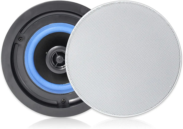 Herdio 4 Inch Ceiling Mounted Waterproof Speaker for Bathroom Kitchen Living Room and Office - My Variety Superstore 25