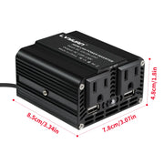 300W 500W Car Inverter DC12V AC110V Outdoor Portable Charger Converter Cigarette Lighter US Socket