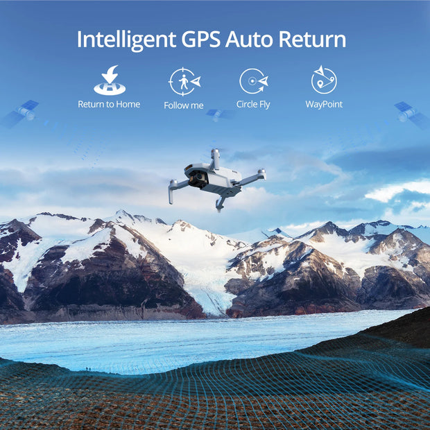 Used Potensic ATOM SE Single Axis Gimbal GPS Drone 4K Camera Lightweight Foldable FPV Transmission - My Variety Superstore 25