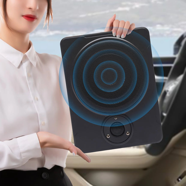 8 Inch Active Powered Subwoofer for Car Audio with 600 Watt Amplifier Ideal for Under Seat Installation - My Variety Superstore 25