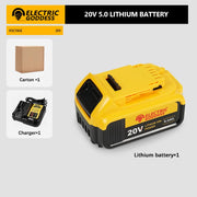 Fit For Original Dewalt 20V 5Ah Lithium Ion Battery Replacement For Dewalt Power Tools