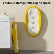 Amazing Foldable Baby Bath Seat Non Slip Backrest Safe Bath
