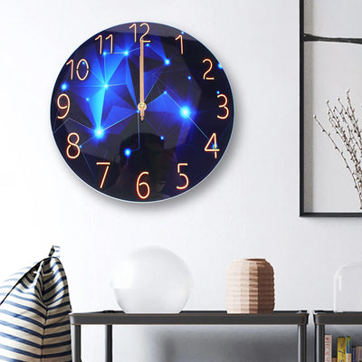 Elegant 30cm Wall Clock Ideal Living Room Decor Adds Style