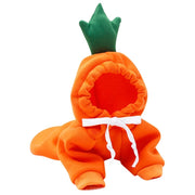 Cozy Fruit Dog Hoodie With Warm Fleece Keeps Pets Toasty