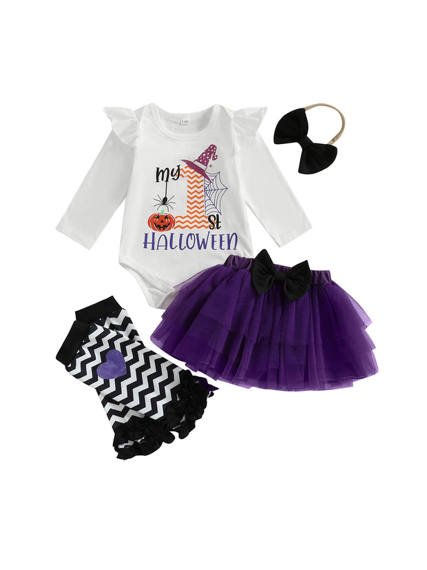 Adorable Toddler Halloween Costume – Fun Number Print Outfit for Creative Dress-Up Play