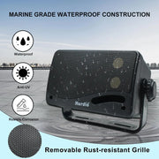 Herdio 3.5 Inch 2PCS Passive Outdoor Speakers Wired Waterproof 200W 3 Way Premium Mountable Wall Speakers With Superior Sound - My Variety Superstore 25