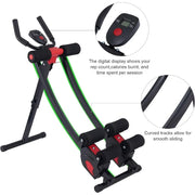 Zelus Ab Machine for Home Gym Core Strength Training Equipment Ab Crunch Coaster with Four Intensities