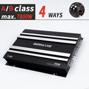 4 Channel Class AB Car Amplifier Max 7800W High Power Stereo Audio Amplifier for Subwoofers and Speakers - My Variety Superstore 25