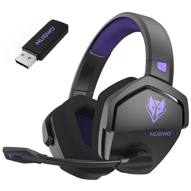 Powerful Wireless Gaming Headset with Low Latency for Immersive Play