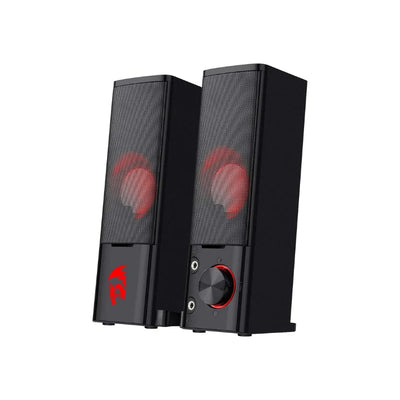 Redragon GS550 PC Gaming Speakers 2.0 Channel Desktop Computer Sound Bar Quality Bass and Decent Red Backlit - My Variety Superstore 25