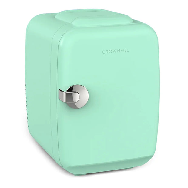 Crownful 4L Mini Multifunction Refrigerator Electric Portable Beauty Cooler Warmer Car Mini Fridge for Home Camping Travel