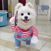 Spooky Adjustable Dog Costume For Medium Large Breeds Fun