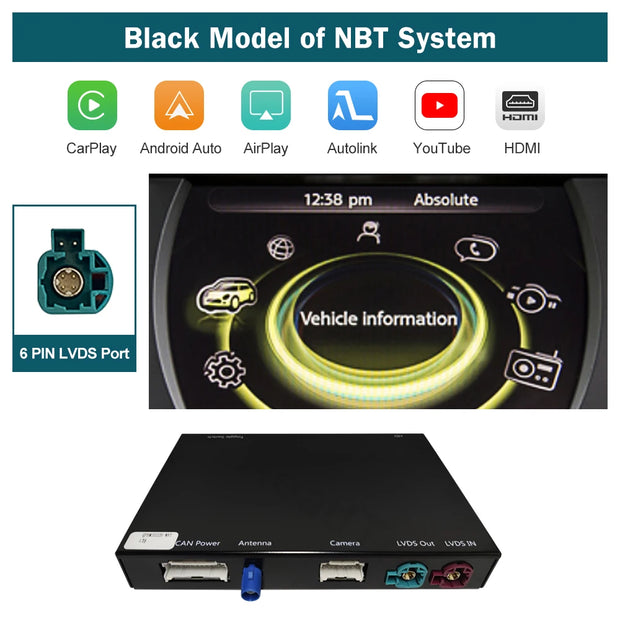Wireless CarPlay Android Auto Adapter for Mini R55 R56 R57 R58 R60 R61 F54 F55 F56 Clubman Countryman Hardtop Cooper John Cooper Works - My Variety Superstore 25