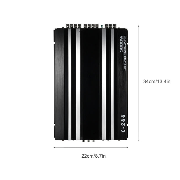 12V High Power Car Power Amplifier 4 Channel Audio Stereo Surround Subwoofer Player - My Variety Superstore 25