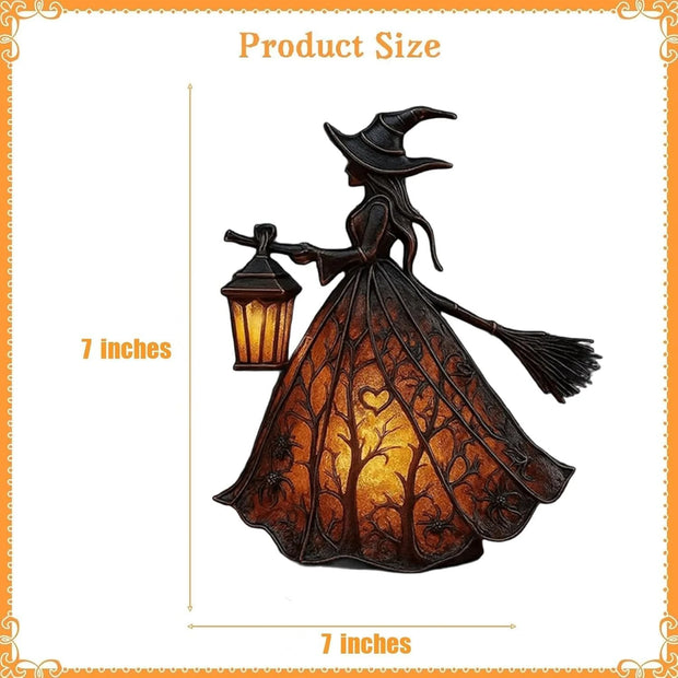 Spooky Gothic Witch Hat Led Lamp Night Light Creates Mood