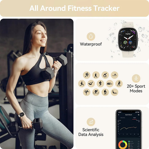 Mighty Smartwatch Sleep Tracker Fitness Watch For Wellness
