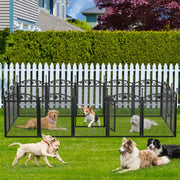 8 Panels DIY Heavy Duty Dog Playpen Pen Outdoor Indoor Dog Puppy Metal Fence with Waterproof Fertility Pad for Whelping,Training - My Variety Superstore 25