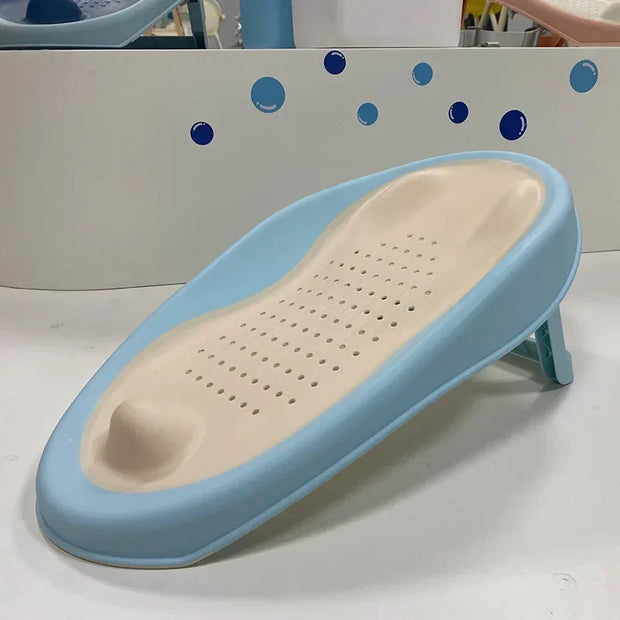 Amazing Foldable Baby Bath Seat Non Slip Backrest Safe Bath