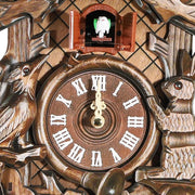 Antique Forest Cuckoo Clock Silent Pendulum Adjustable Sound Deer Rabbit and Bird Design - My Variety Superstore 25